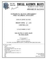 Royal Garden Blues Jazz Ensemble sheet music cover Thumbnail